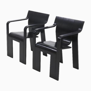 Chaises de Salle à Manger Strip Vintage par Gijs Bakker pour Castelijn, 1970s, Set de 2
