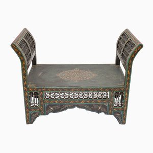Antique Oriental Bench, 1890s