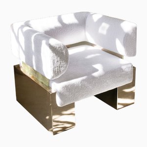 Case Gold Armchair by Alter Ego Studio