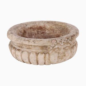 Bascellato Marble Bowl with Sculpted Face