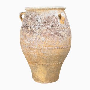 Large 19th Century Grecian Terracotta Pithari Oil Jar