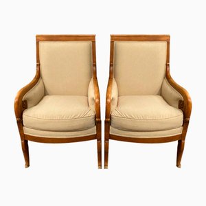 Lounge Chairs in Walnut, Set of 2