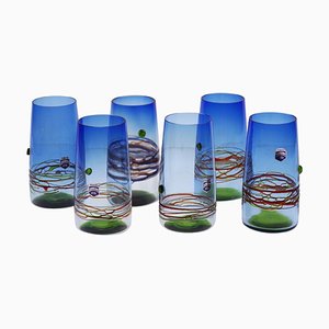 Young Collection Murano Gläser von Cenedese, 1960er, 6er Set