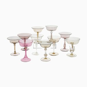 Champagnergläser von Cenedese, 1950er, 10 . Set