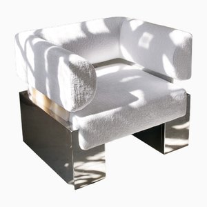 Case Silver Armchair by Alter Ego Studio