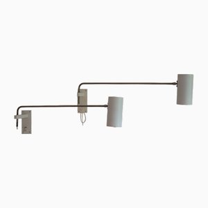 Model 39 Wall Lamps by Willem Hagoort for Hagoort Lamps, 1960s, Set of 2