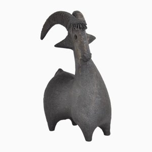 Ceramic Goat by Dominique Pouchain, 1990s