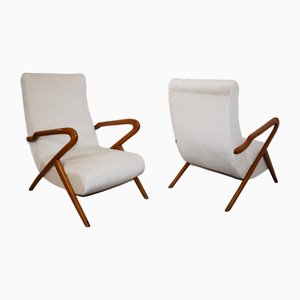 Armchairs, Italy, 1950s, Set of 2