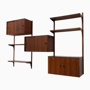Vintage Danish Rosewood Modular Wall Unit by HG Furniture, 1960s