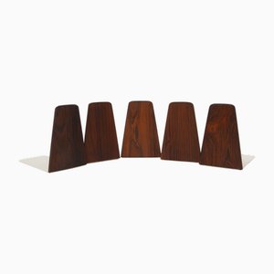 Mid-Century Bookends by Kai Kristiansen for FM, 1960s, Set of 5