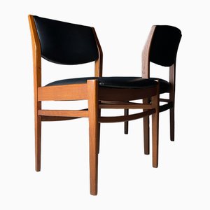 Mid-Century Dining Chairs, Italy, 1970s, Set of 2