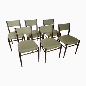 Teak Dining Chairs from Lübke, 1960s, Set of 6