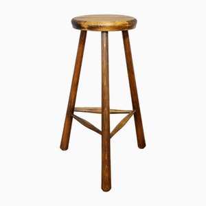 Bar Stool in Wood, 1960s