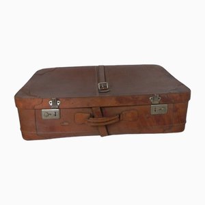 Vintage Leather Suitcase, 1970