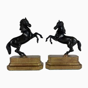 Grand Tour Pferde, Frühes 19. Jahrhundert, Bronzen, 2er Set