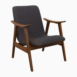 Vintage Lounge Chair in Teak by Louis Van Teeffelen for Wébé, 1960s