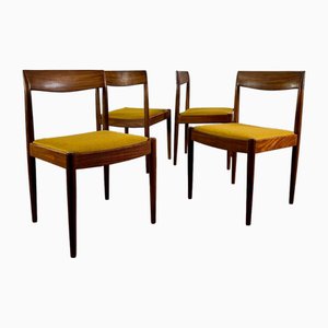 Mid-Century Teak Dining Chairs, 1960s, Set of 4