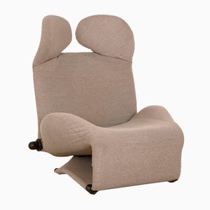 Wink Fabric Armchair in Grey by Toshiyuki Kita for Cassina