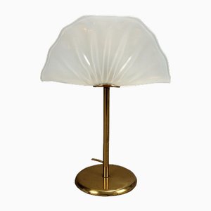 Brass and Murano Glass Lamp, 1980s