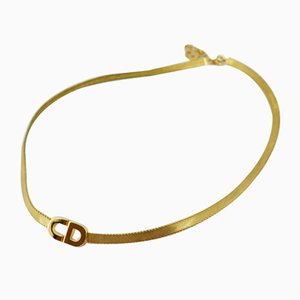Choker in Plated Gold from Christian Dior