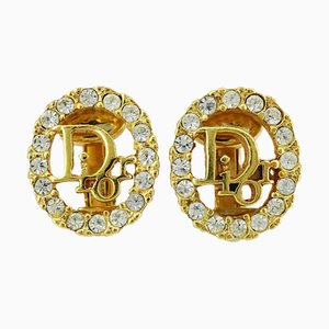 Earrings with Rhinestone from Christian Dior, Set of 2