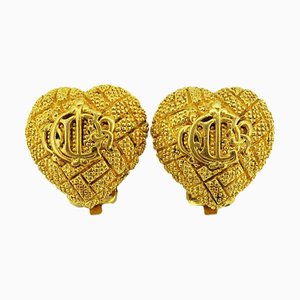 Ohrringe mit Herzmotiv von Christian Dior, 2 . Set