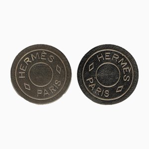 Boucles d'Oreilles Clip-On Clou De Selle de Hermès, Set de 2