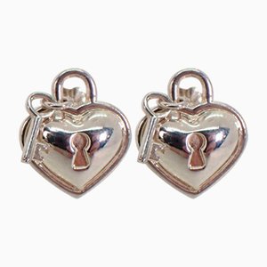 Cadena Heart Key Earrings from Tiffany & Co., Set of 2