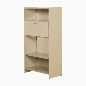 Gray, White and Cream Secretaire by by A. R. Cordemeyer for Gispen, 1950s