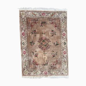 Vintage Chinese Art Deco Rug, 1980s