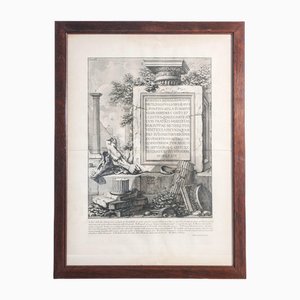 Piranesi, Antiquities, Etching, Framed