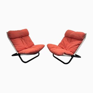 Modern Armchairs by Marcello Cuneo for Arflex, 1970s, Set of 2