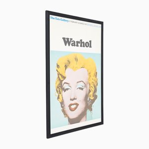 Poster in der Tate Gallery von Andy Warhol, 1971