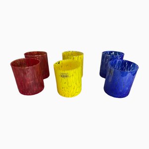 Verres à Eau en Verre de Murano, Set de 6