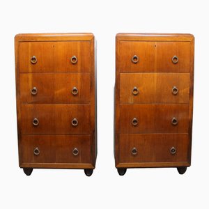 Französische Art Deco Kommode, 1920er, 2er Set