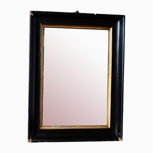 Böhmischer Spiegel in Schwarz und Gold