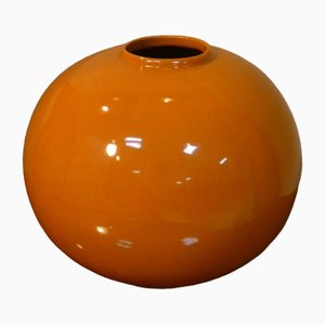 Italienische Vintage Vase aus glasierter Keramik, 1970er