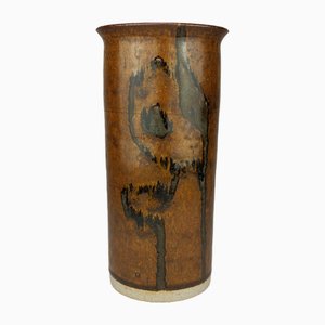 Zylindrische Ceramic Vase by Anne & Peter Stougaard, 1970