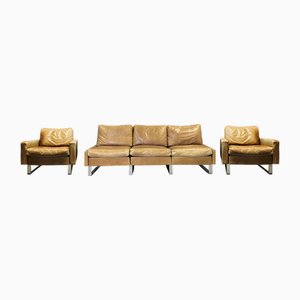 Leather Sofa Set from COR, Set of 3