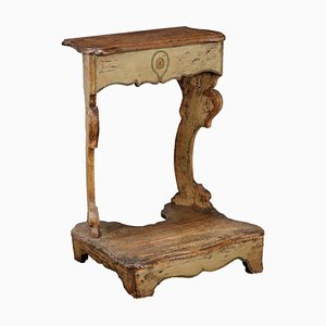 Antique Baroque Praying Desk in Lacquered Wood