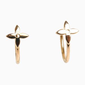 Pink Gold Creole Earrings from Louis Vuitton, Set of 2
