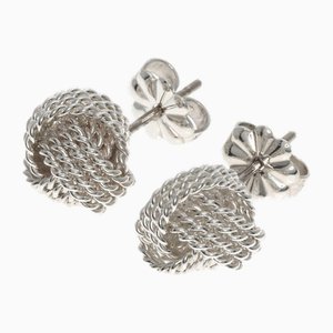 Mesh Ball Earrings in Silver from Tiffany & Co., Set of 2