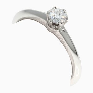 Solitaire Knife Edge Diamant & Platin Ring Tiffany & Co.