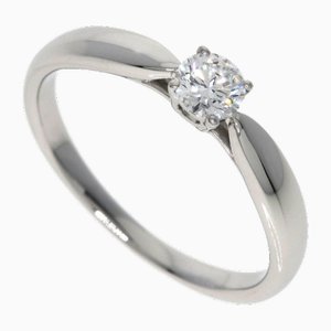 Harmony Round Brilliant Diamond & Platinum Ring from Tiffany & Co.