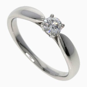 Harmony Round Brilliant Diamond & Platinum Ring from Tiffany & Co.