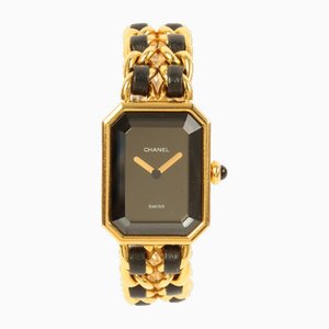 Gold & Black Premiere S Watch from Chanel