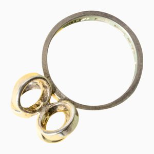 Silberner Ring von Cecilia Johansson, 1976