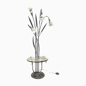 Mid-Century Modern Metal Floor Lamp