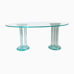 Oval Crystal Dining Table