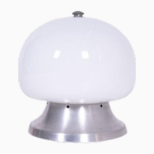 Lampada da tavolo vintage in argento